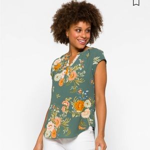 Walden Split Neck Blouse